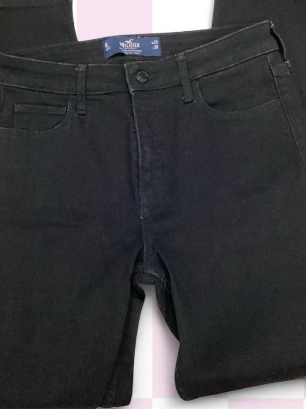 Hollister Black High-Rise Super Skinny Jeans